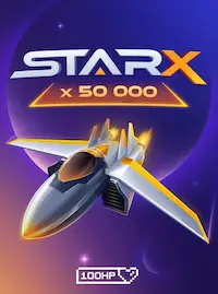 StarX crash game at 54 BED COM
